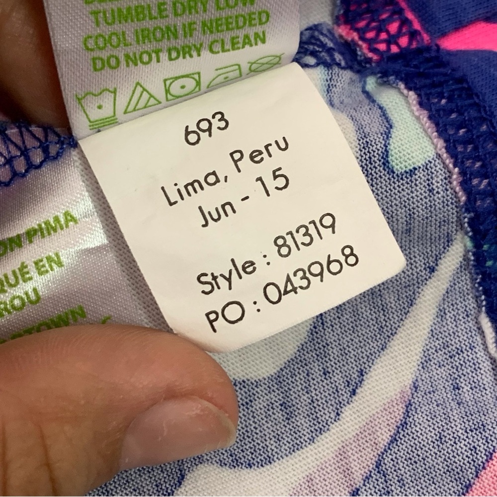 Lilly Pulitzer #81319 Women's Tropical Pink Catwalkin Palmetto Dress Size Small - Picture 15 of 15